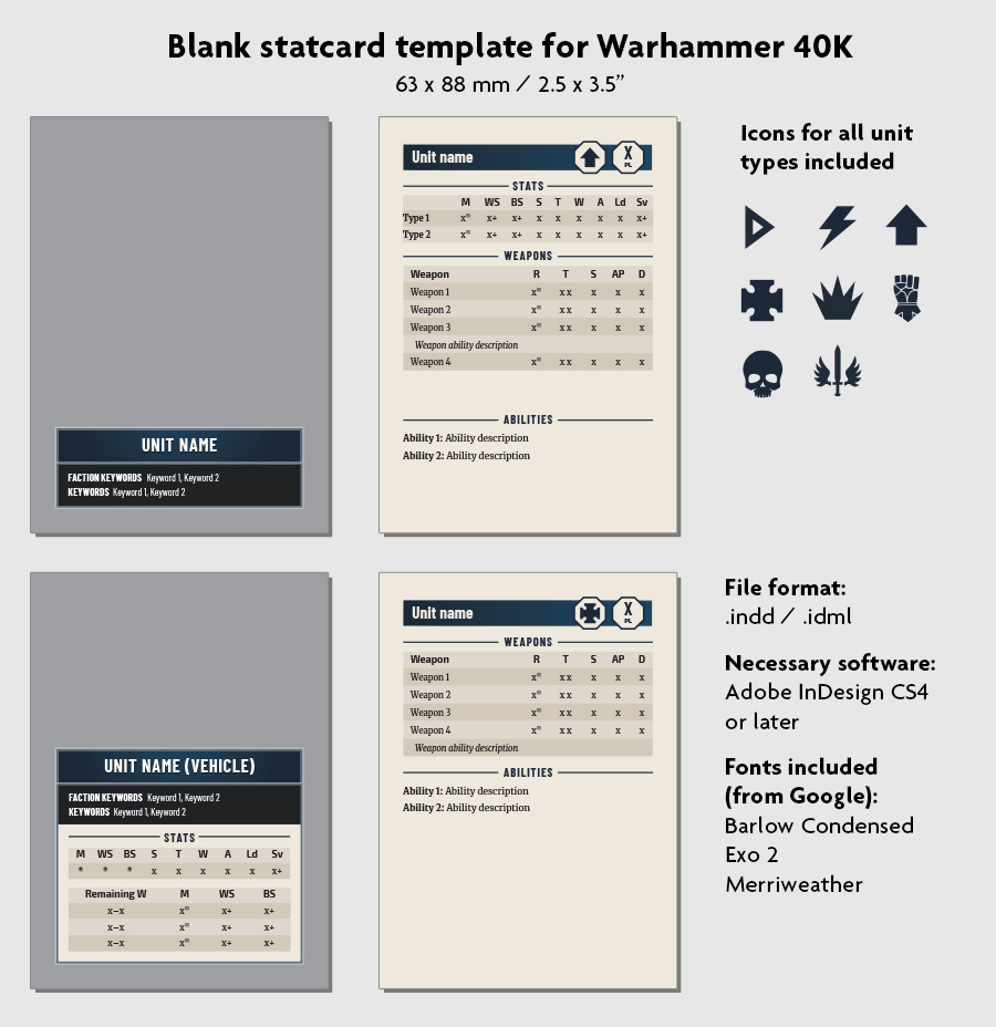 warhammer 40k fonts