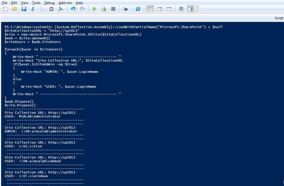 using msiexec in powershell